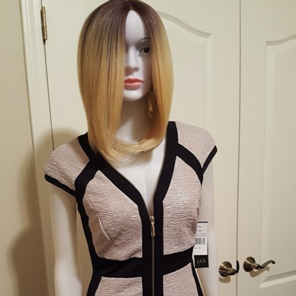 BNWT JAX black & gold dress